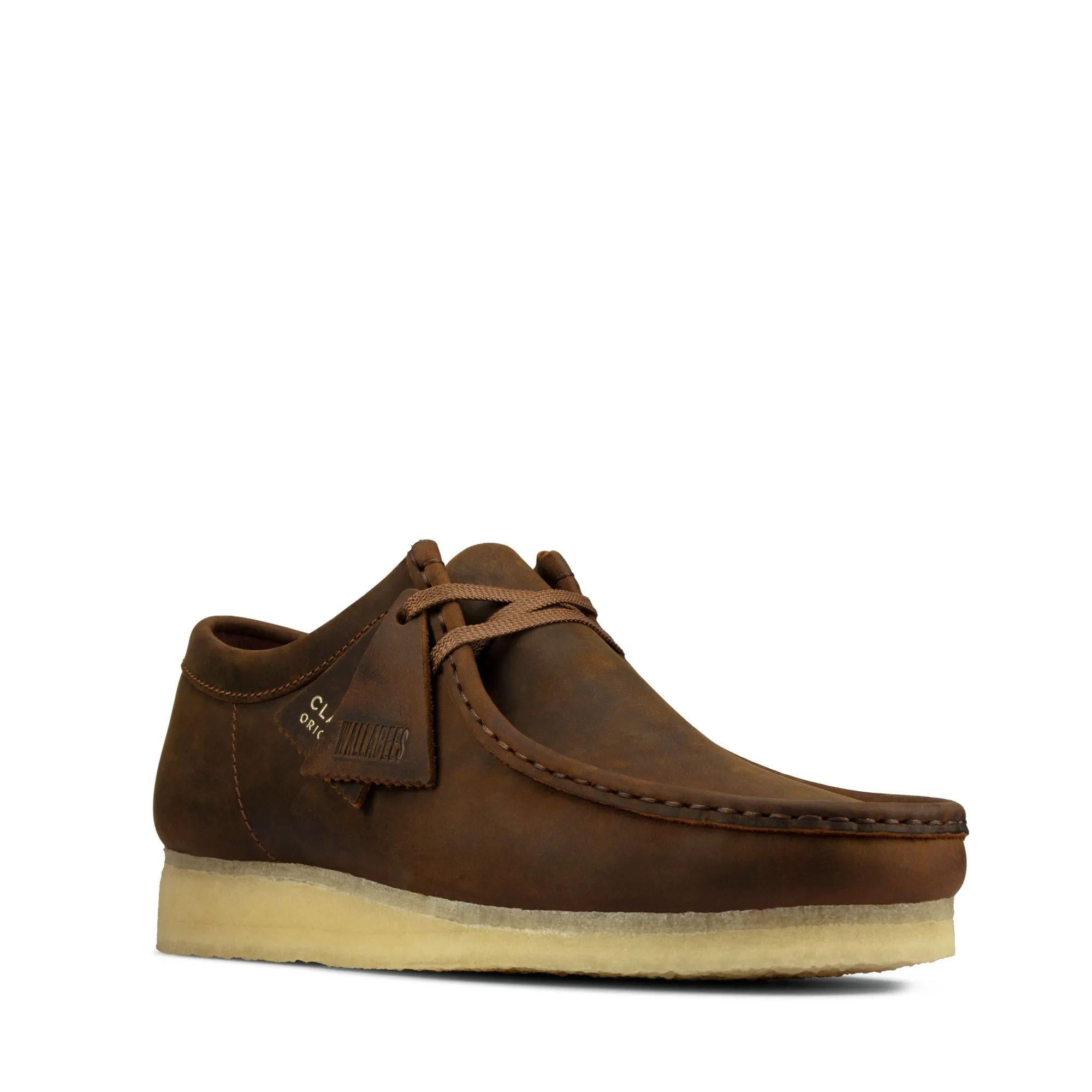 CLARKS WALLABEE LOW -  BEESWAX