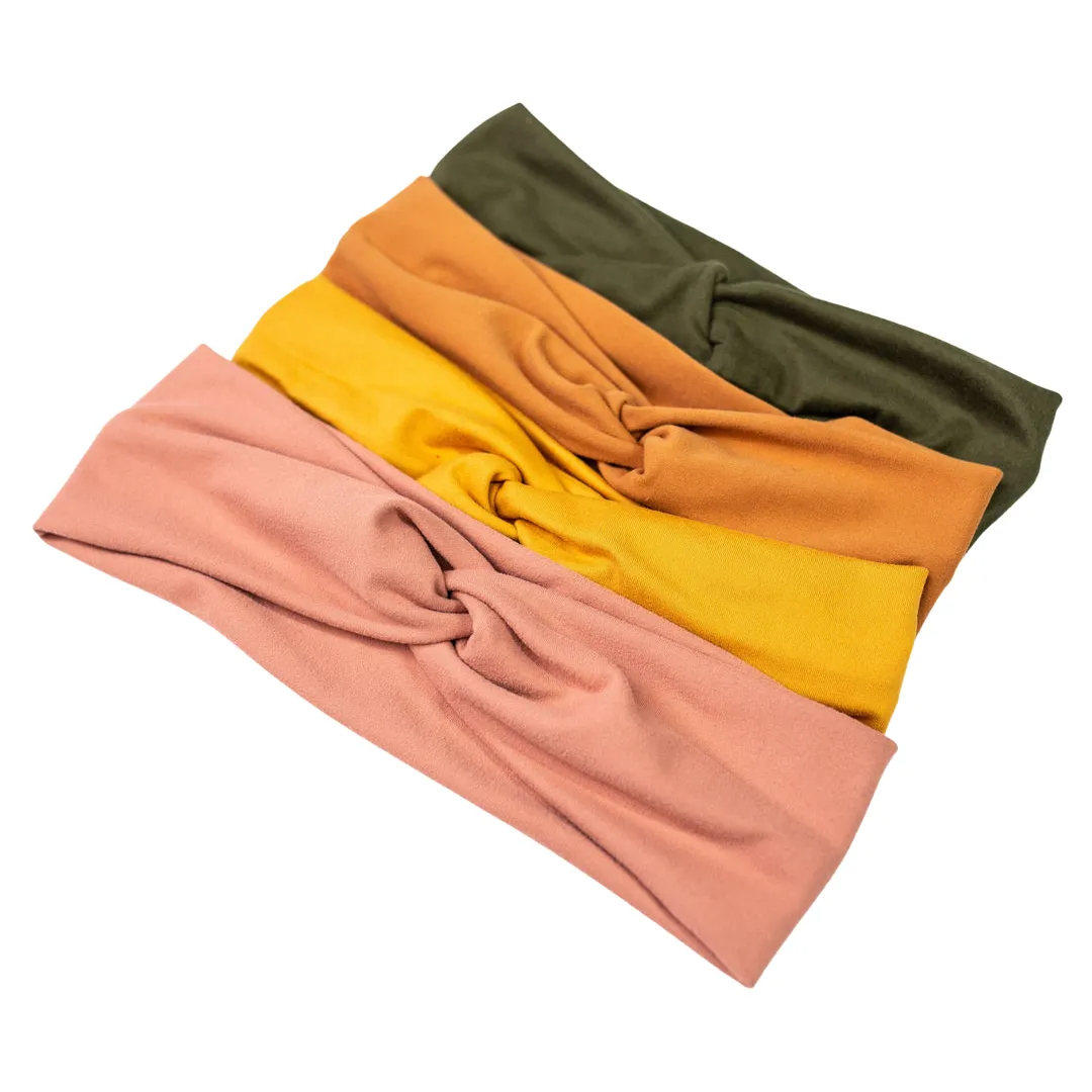 Classic Twist Headband- Tan