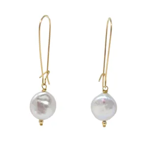Coin Pearl Dangles