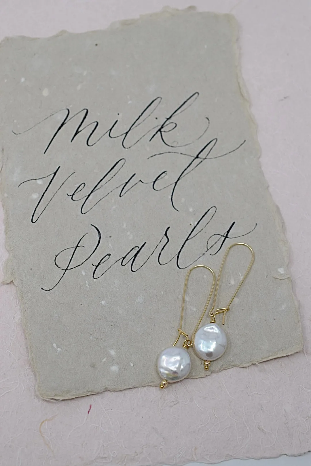 Coin Pearl Dangles