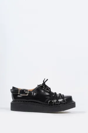 COMME DES GARCONS X GEORGE COX D-RING DERBY CREEPER BLACK