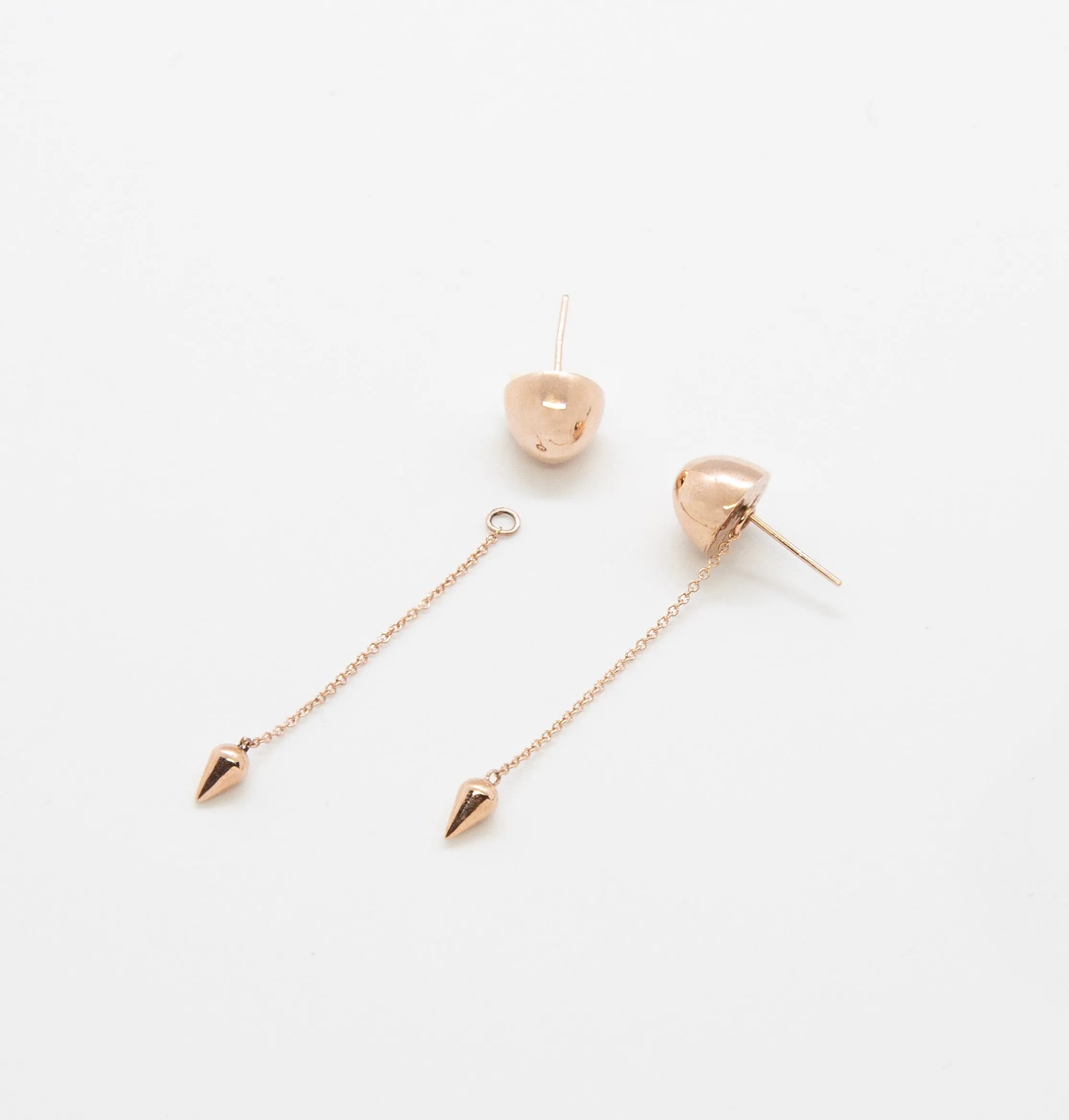 CONIC ADD-ON Earrings: Rose gold