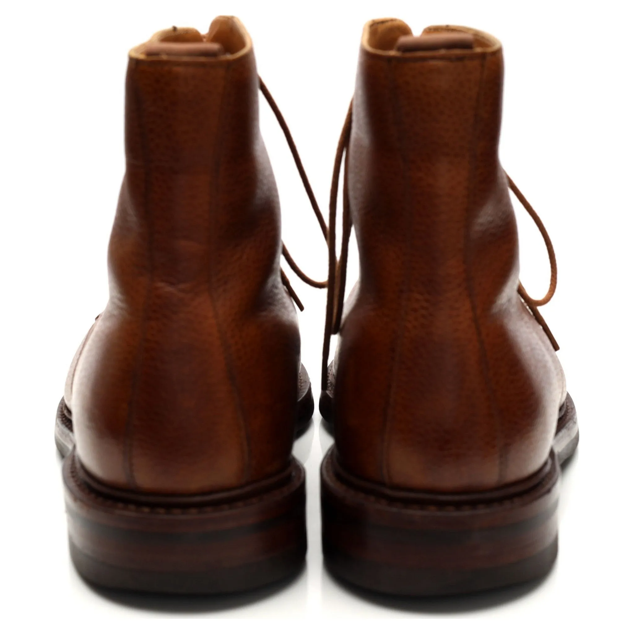 'Coniston' Tan Brown Grain Leather Boot UK 8 E