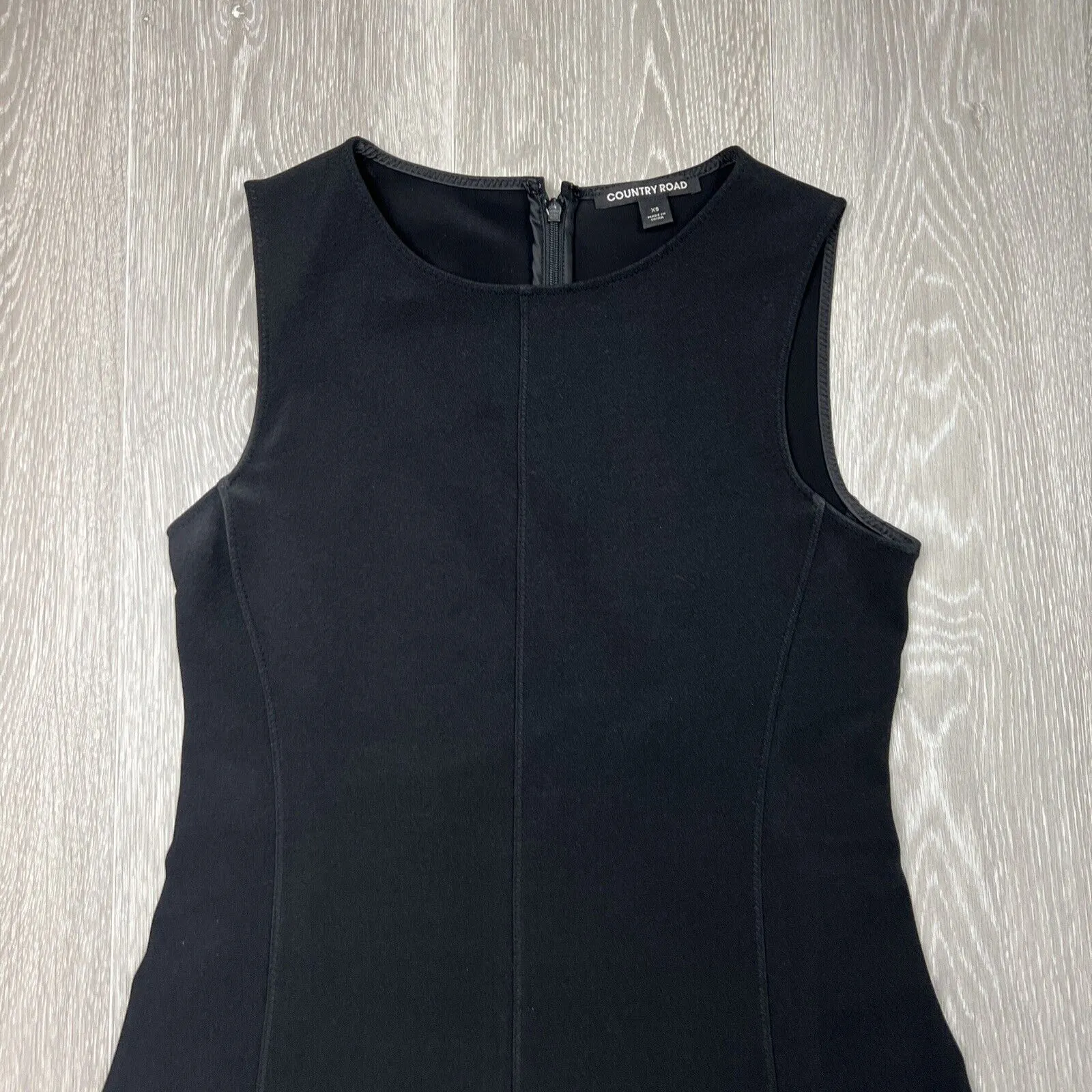 Country Road Womens Black Shift Sheath Business Dress Size XS
