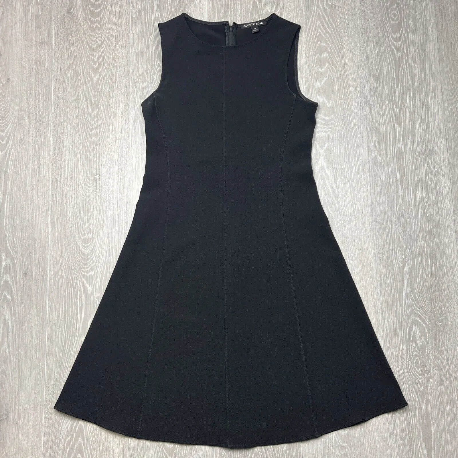 Country Road Womens Black Shift Sheath Business Dress Size XS