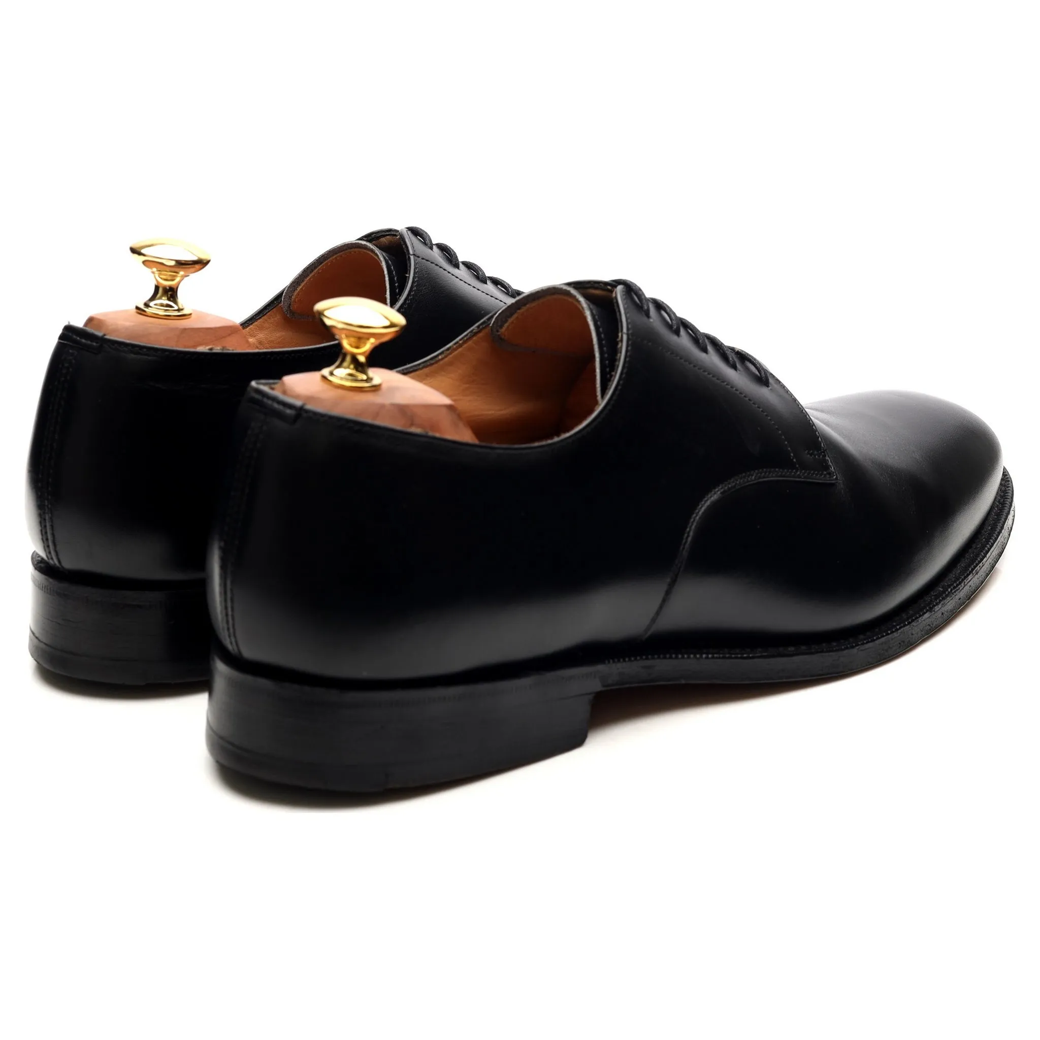 'Cranfield' Black Leather Derby UK 10 G