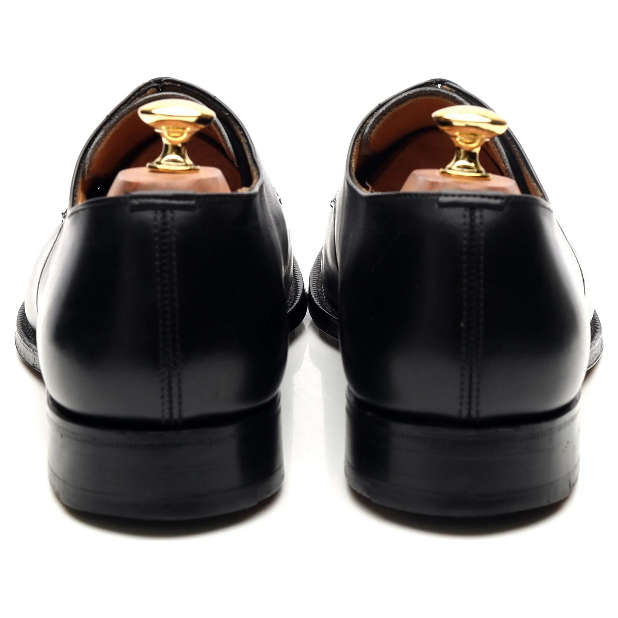 'Cranfield' Black Leather Derby UK 10 G