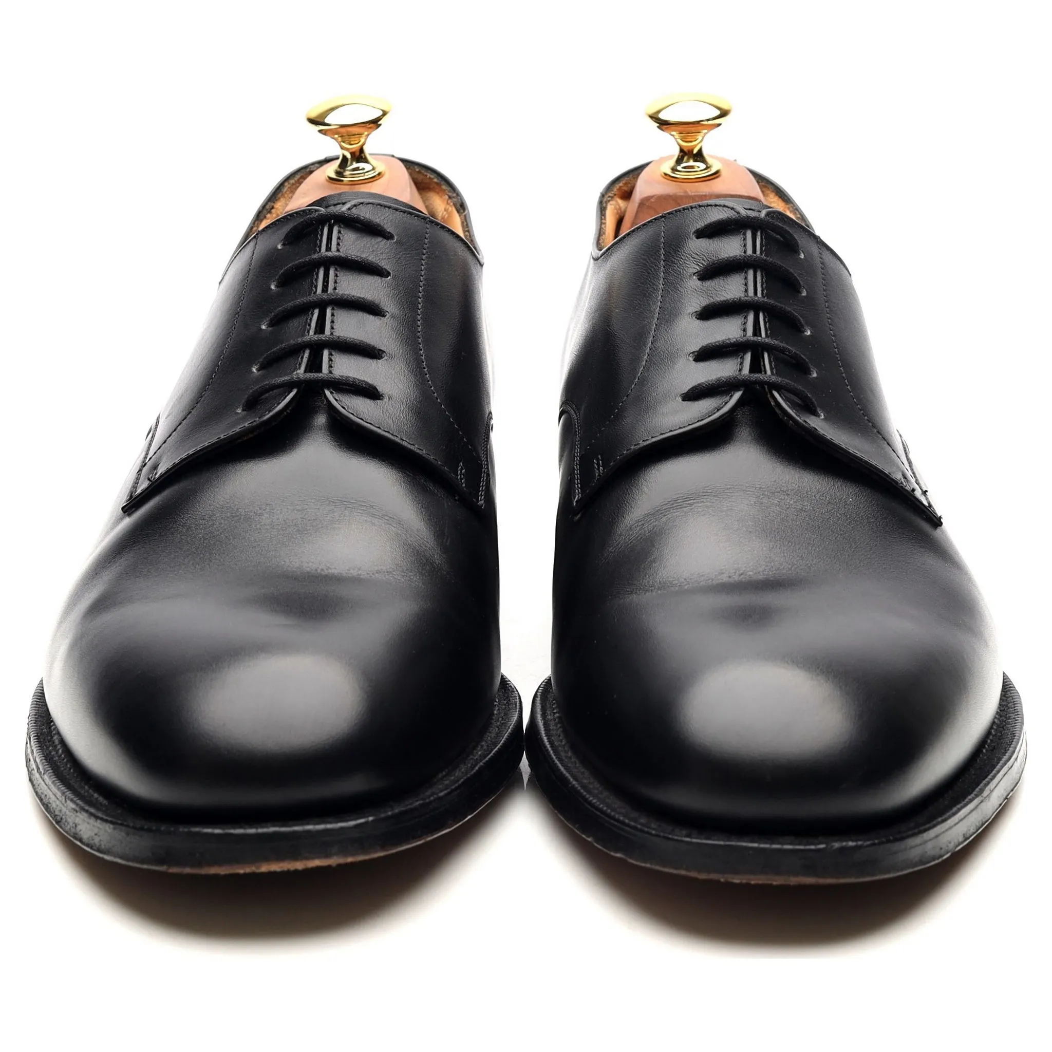 'Cranfield' Black Leather Derby UK 10 G