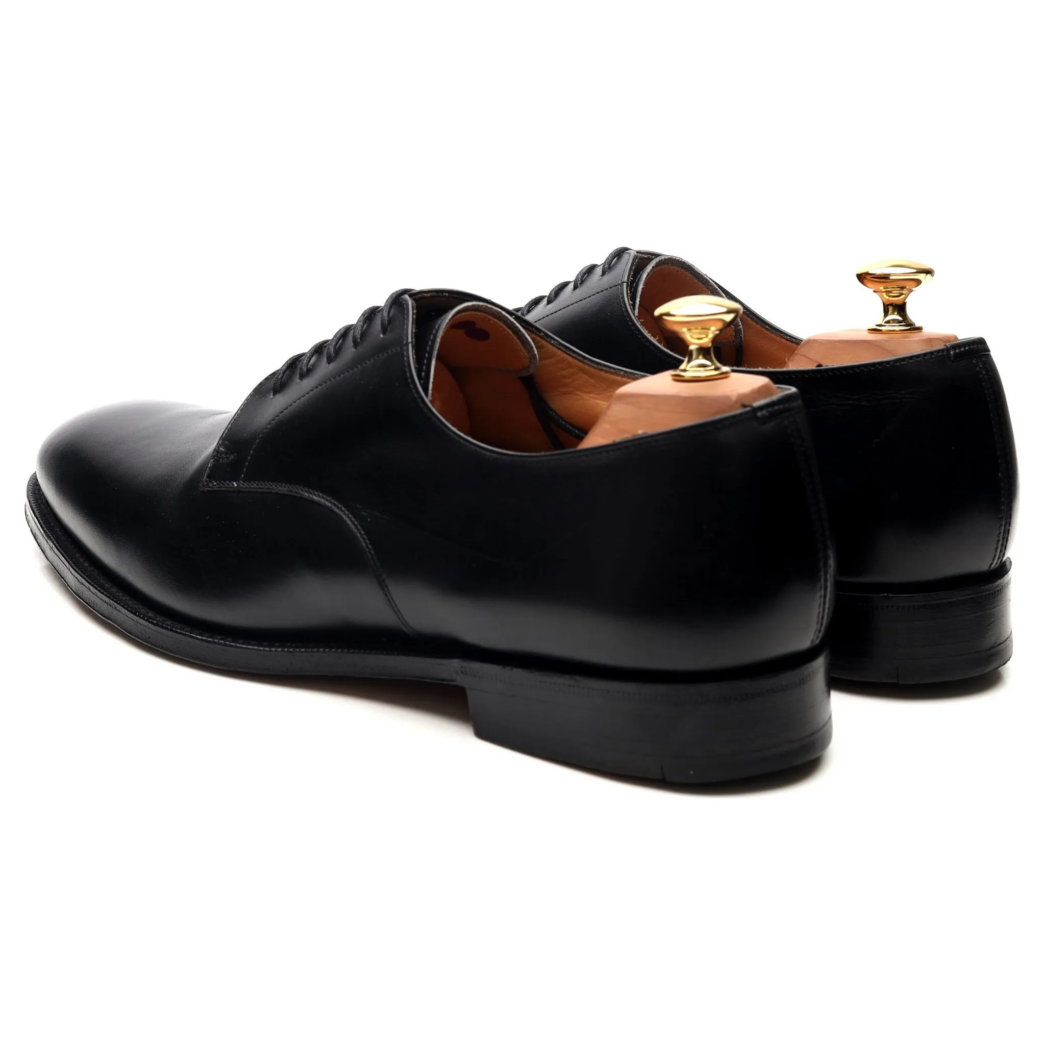 'Cranfield' Black Leather Derby UK 10 G
