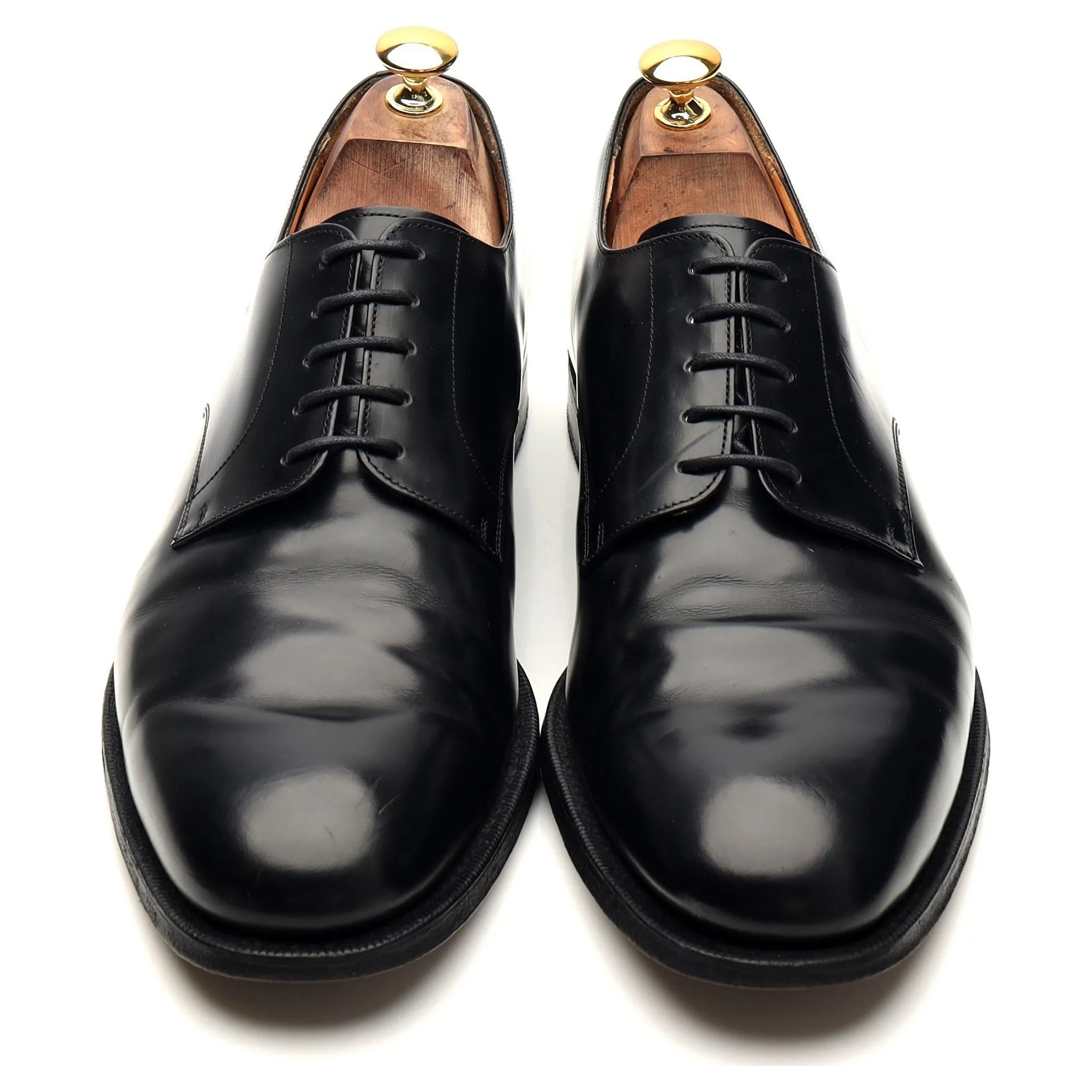 'Cranfield' Black Leather Derby UK 11 F
