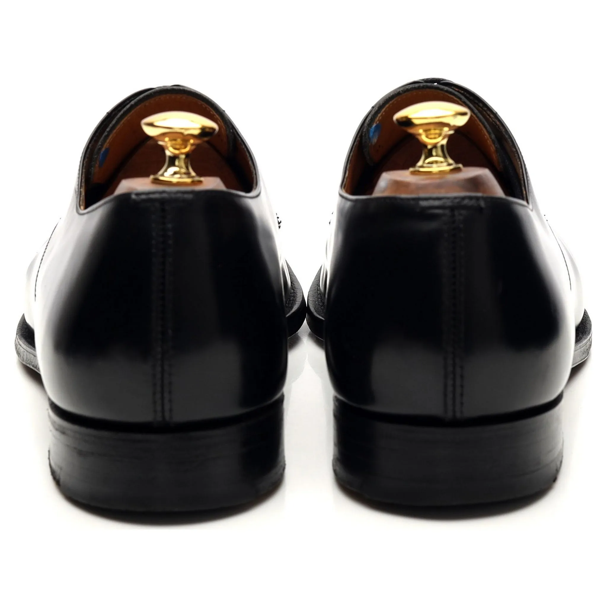 'Cranfield' Black Leather Derby UK 11 F