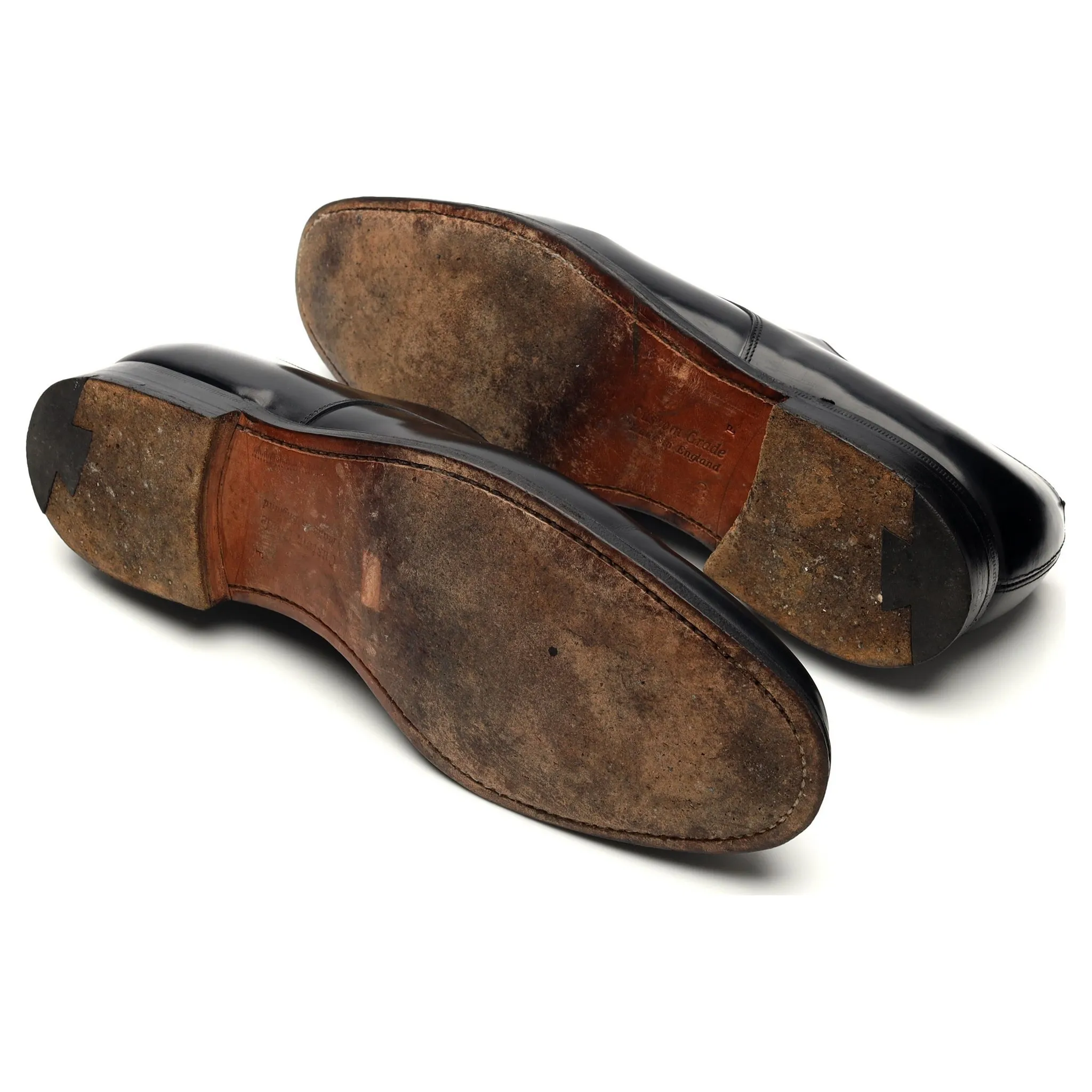 'Cranfield' Black Leather Derby UK 11 F
