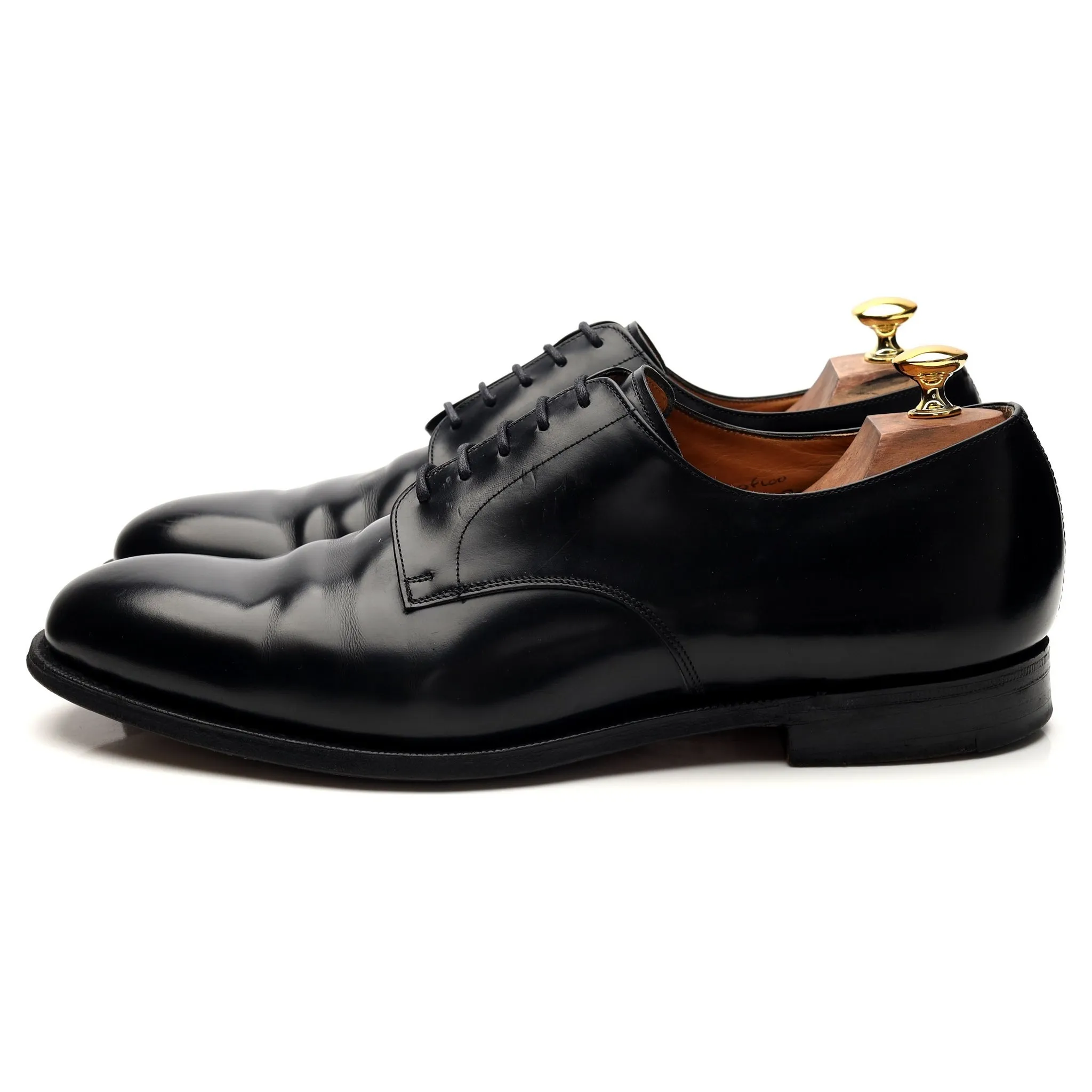 'Cranfield' Black Leather Derby UK 11 F