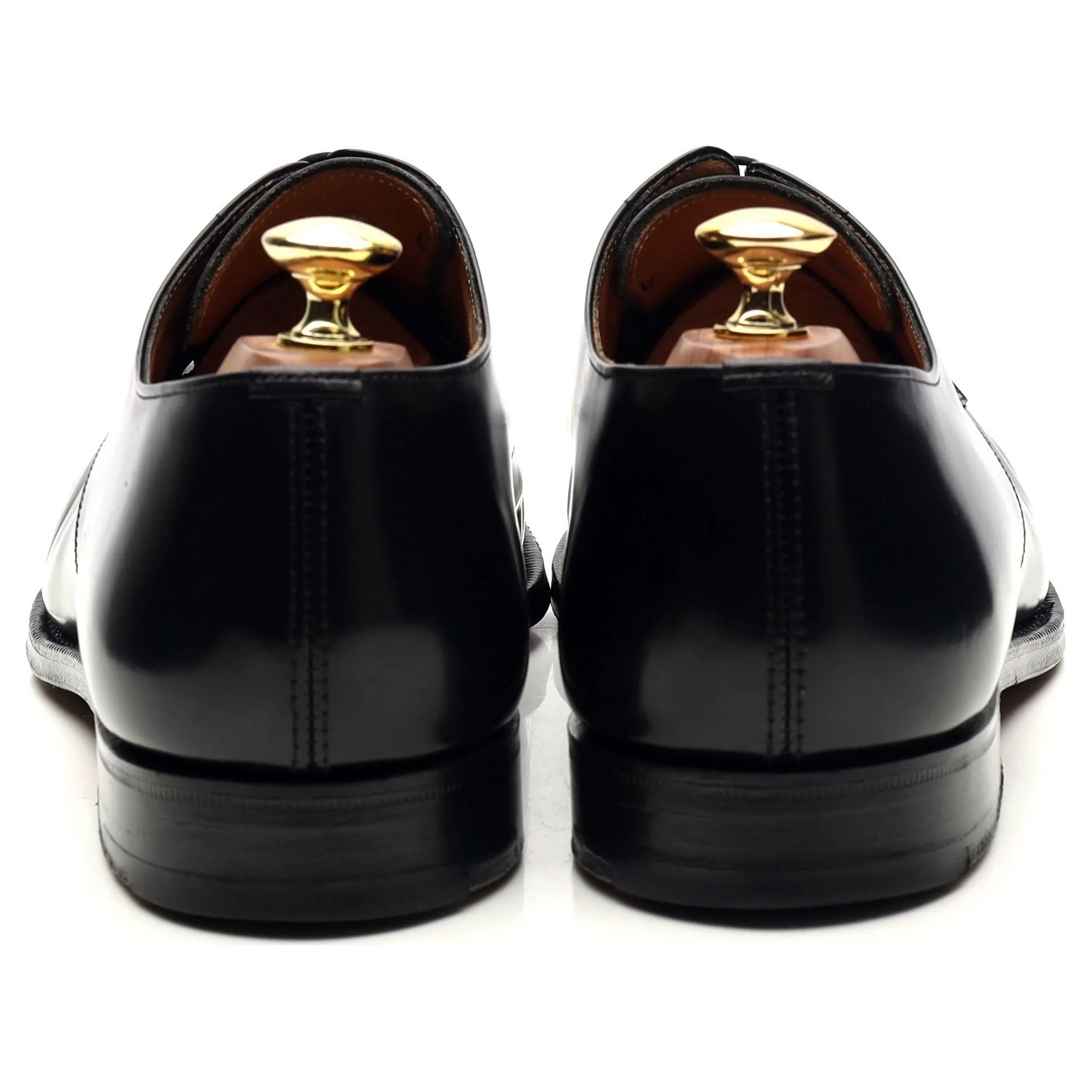 'Cranfield' Black Leather Derby UK 8.5 H