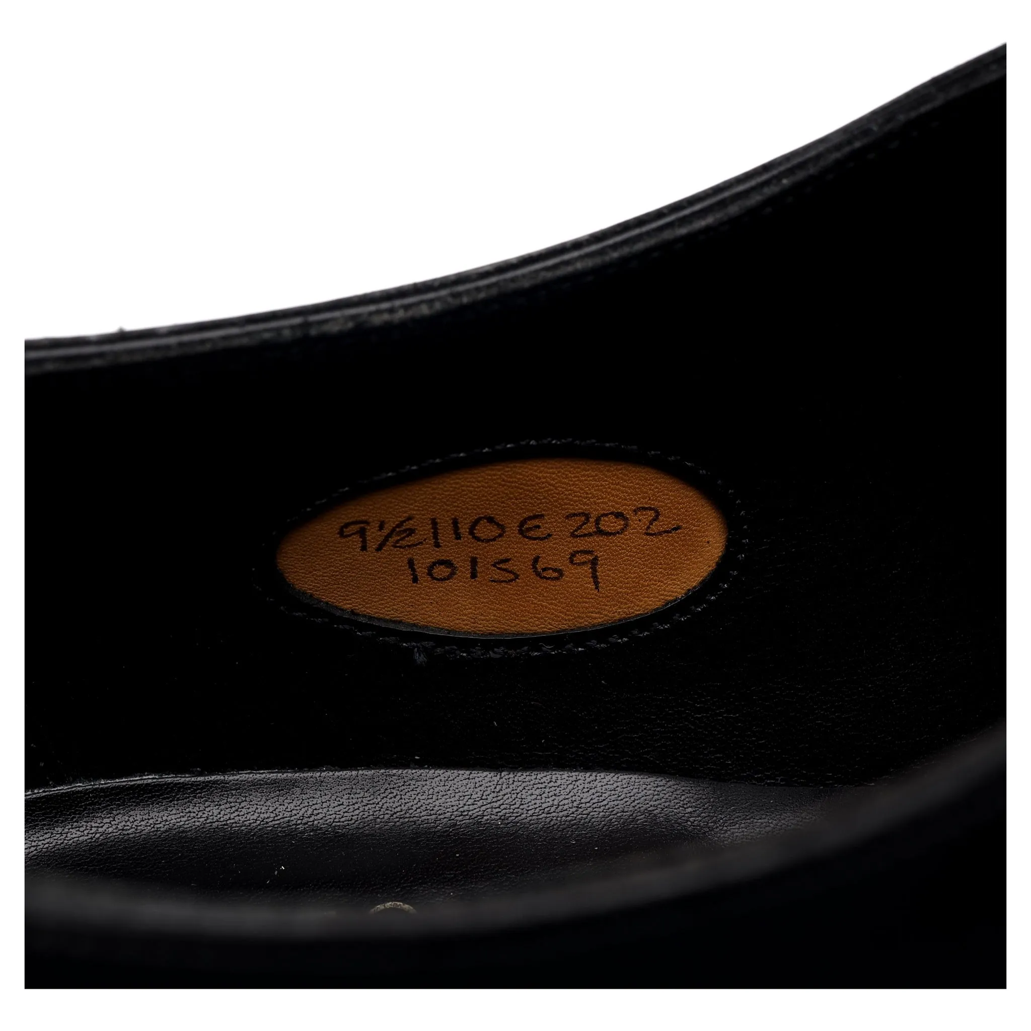 'Cumberland' Black Leather Derby UK 9.5 E