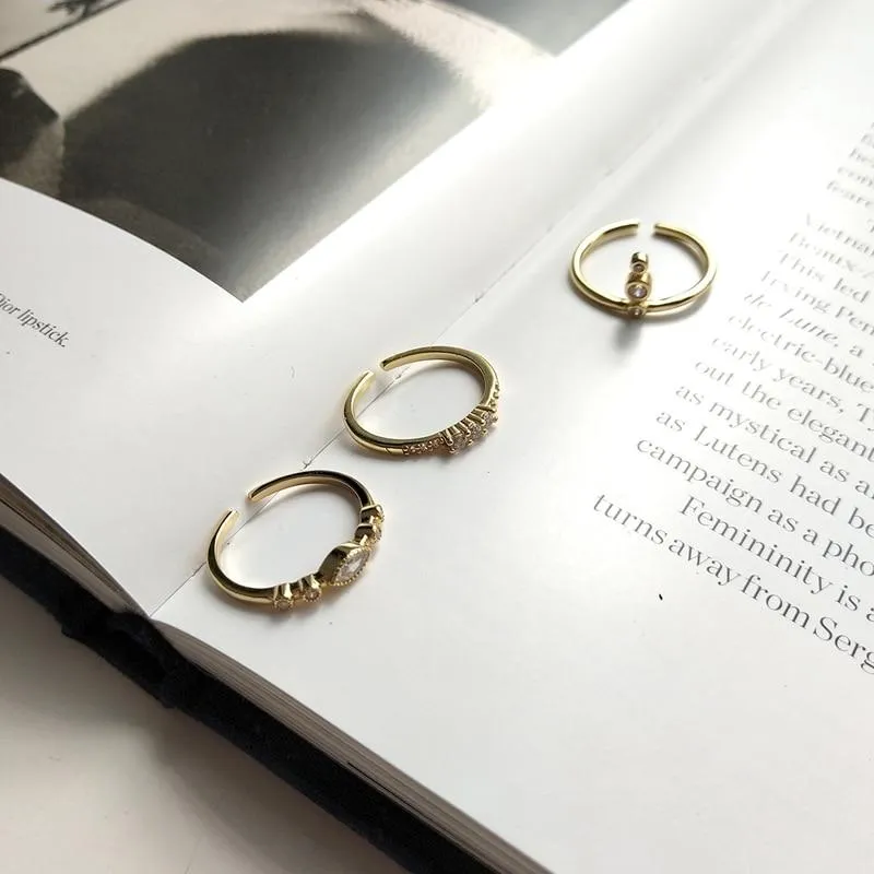 Dainty Stackable Zirconia Ring