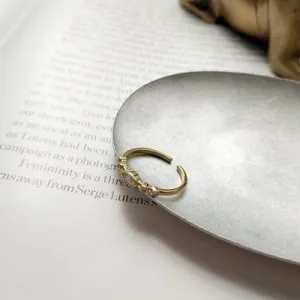 Dainty Stackable Zirconia Ring