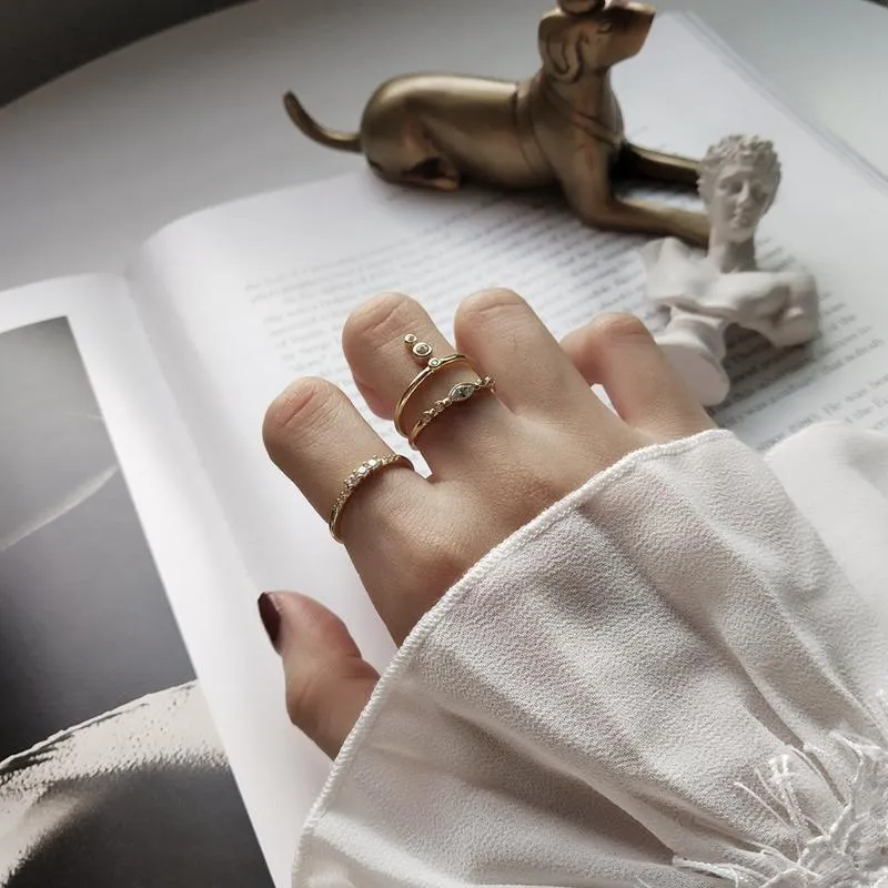 Dainty Stackable Zirconia Ring