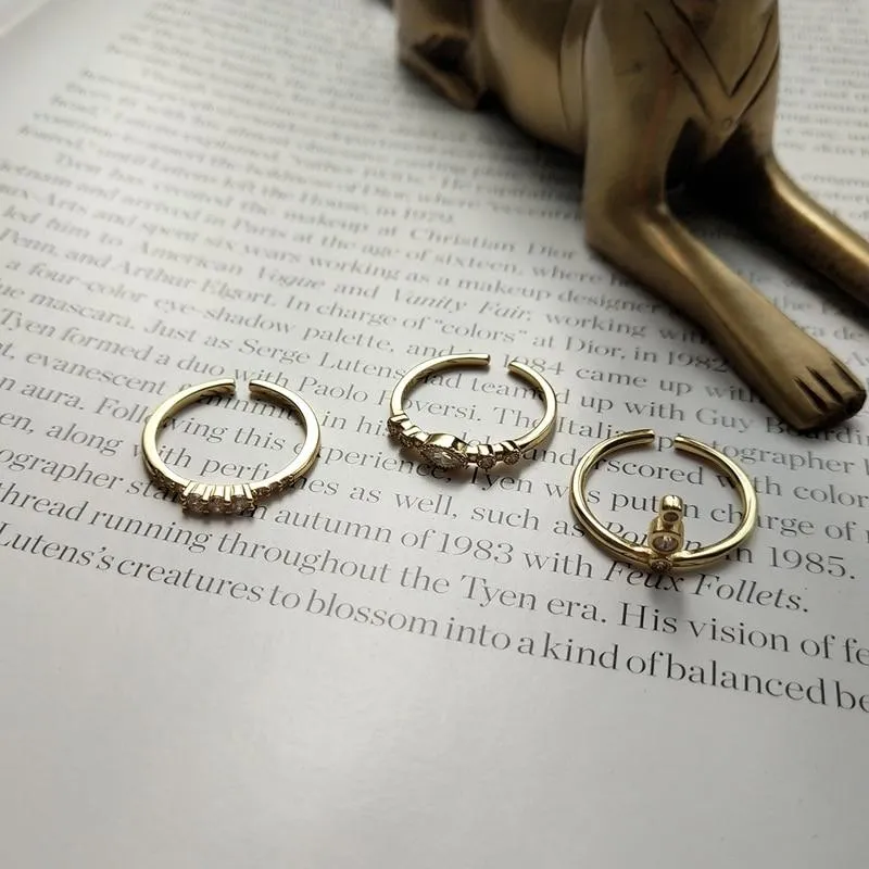 Dainty Stackable Zirconia Ring