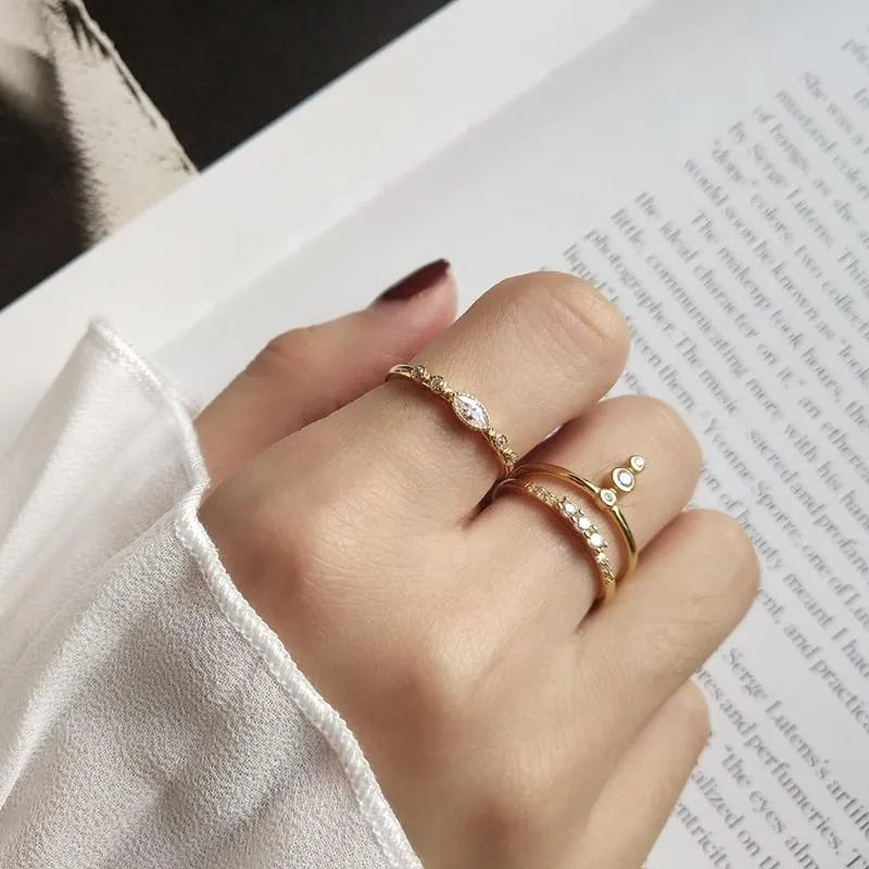 Dainty Stackable Zirconia Ring