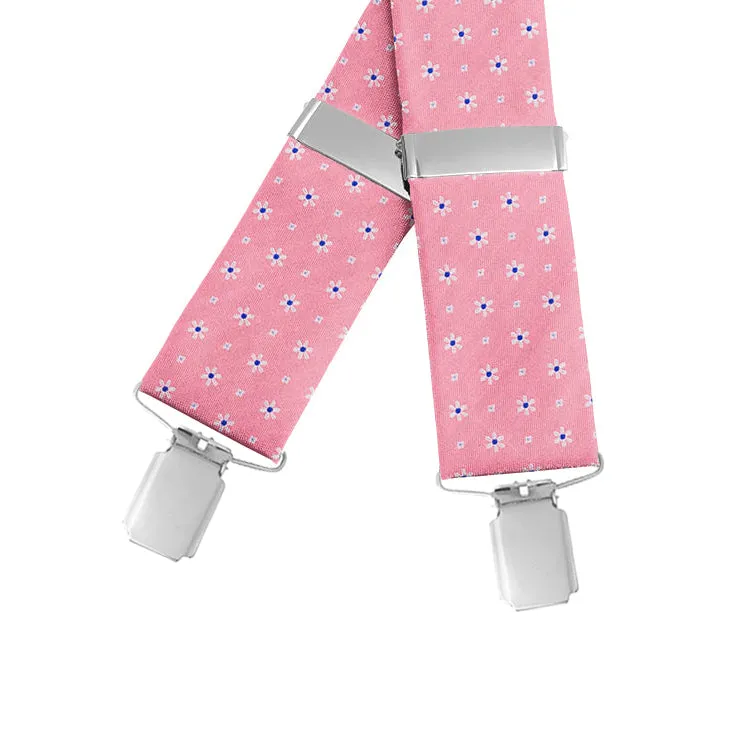 Daisy Springs Pink - Braces/Suspenders