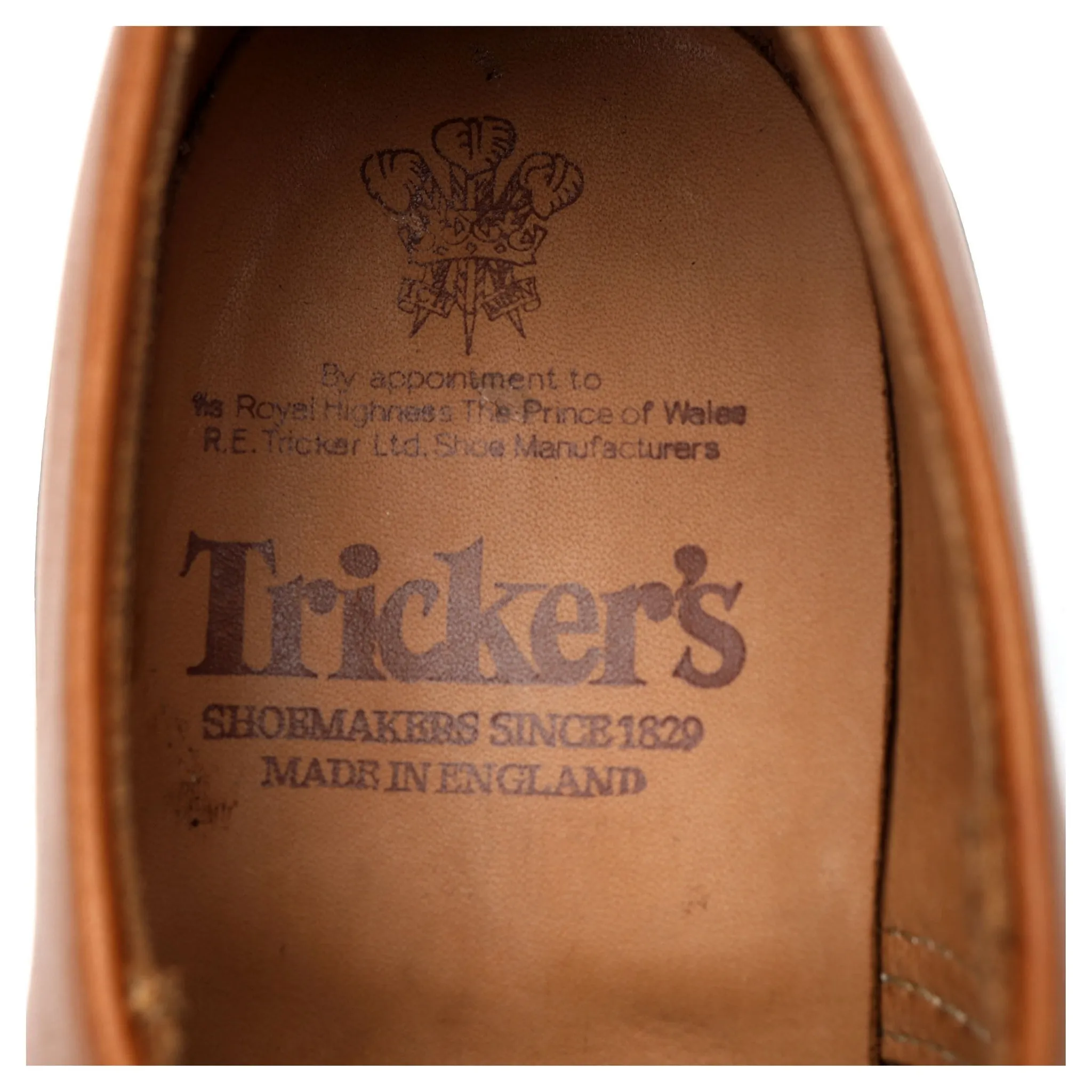 'Daniel' Tan Brown Leather Derby UK 6