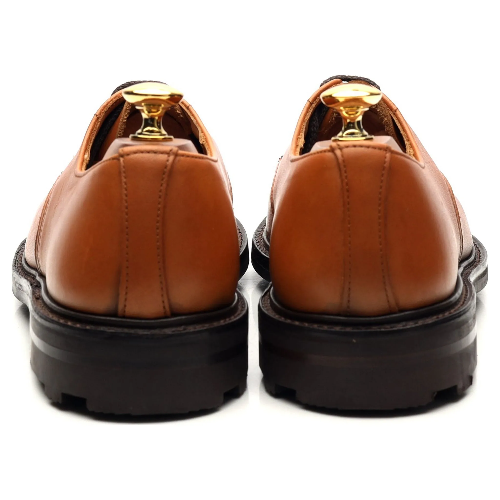'Daniel' Tan Brown Leather Derby UK 6