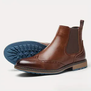 Dann - Classic Leather Chelsea Boots