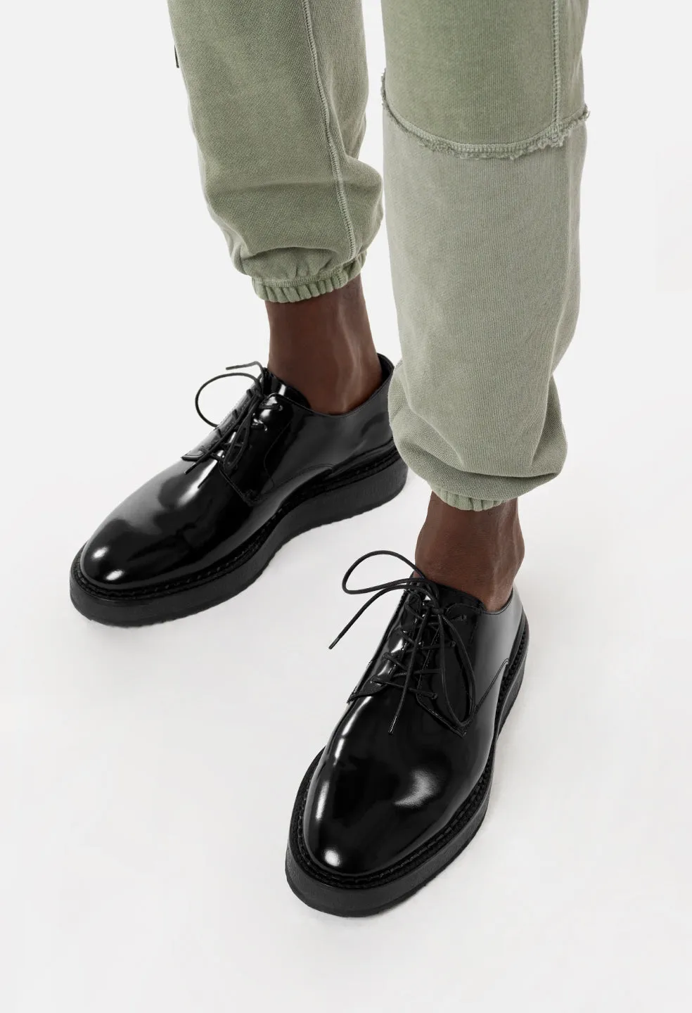 Derby Creeper / Black Leather