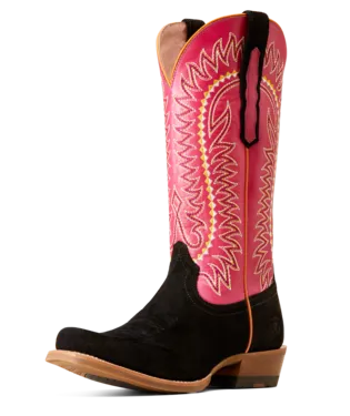 Derby Monroe Black Roughout