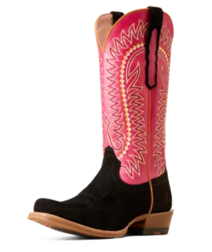 Derby Monroe Black Roughout