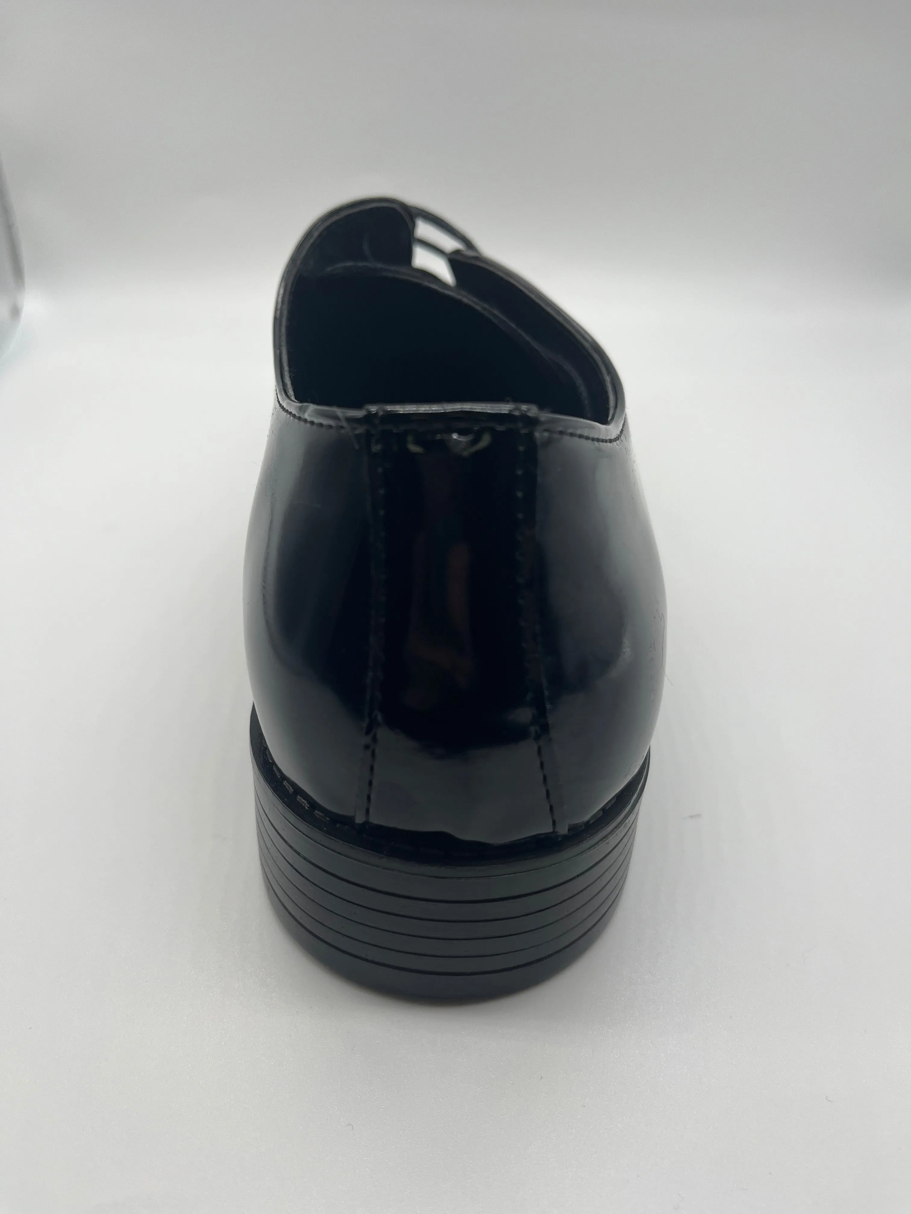 Derby Patent Leather Lace Shoe - Black 02