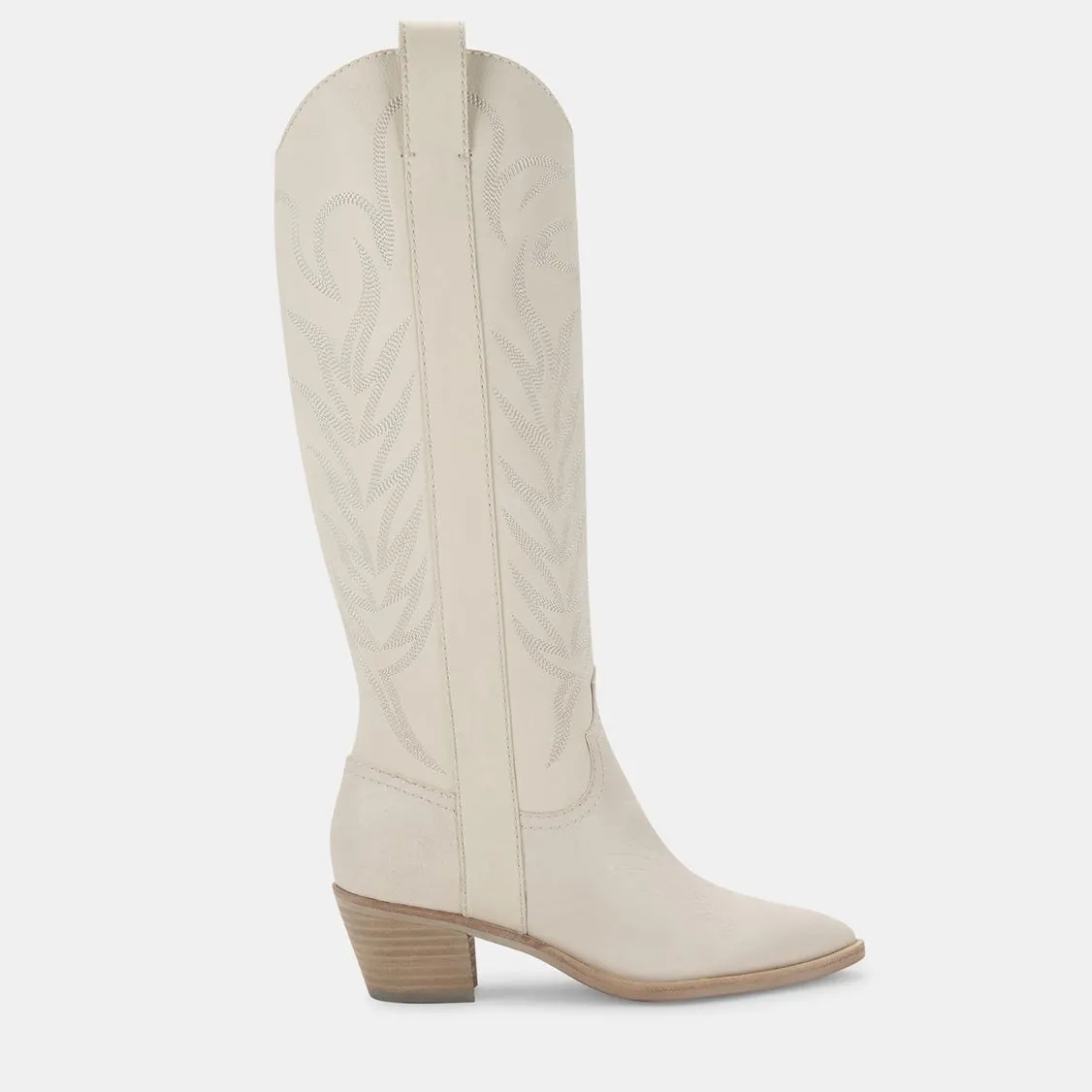 Dolce Vita Solei Embossed Boot-white