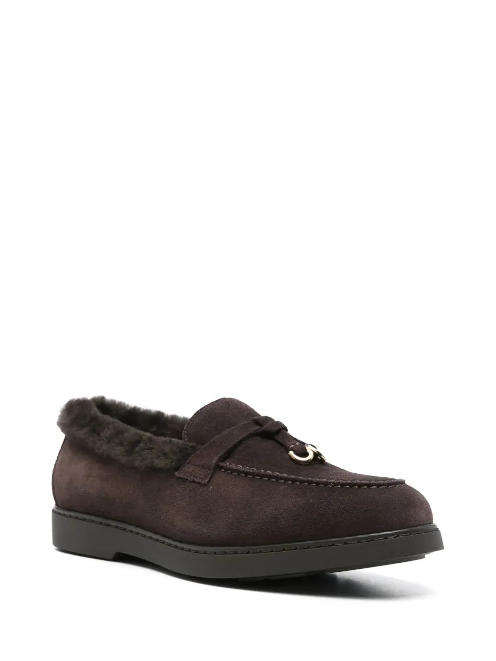 Doucal's suede loafers