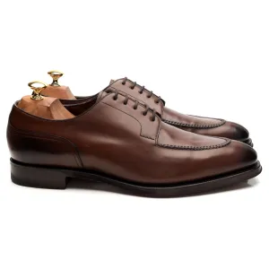 'Dover' Brown Leather Split Toe Derby UK 10 E