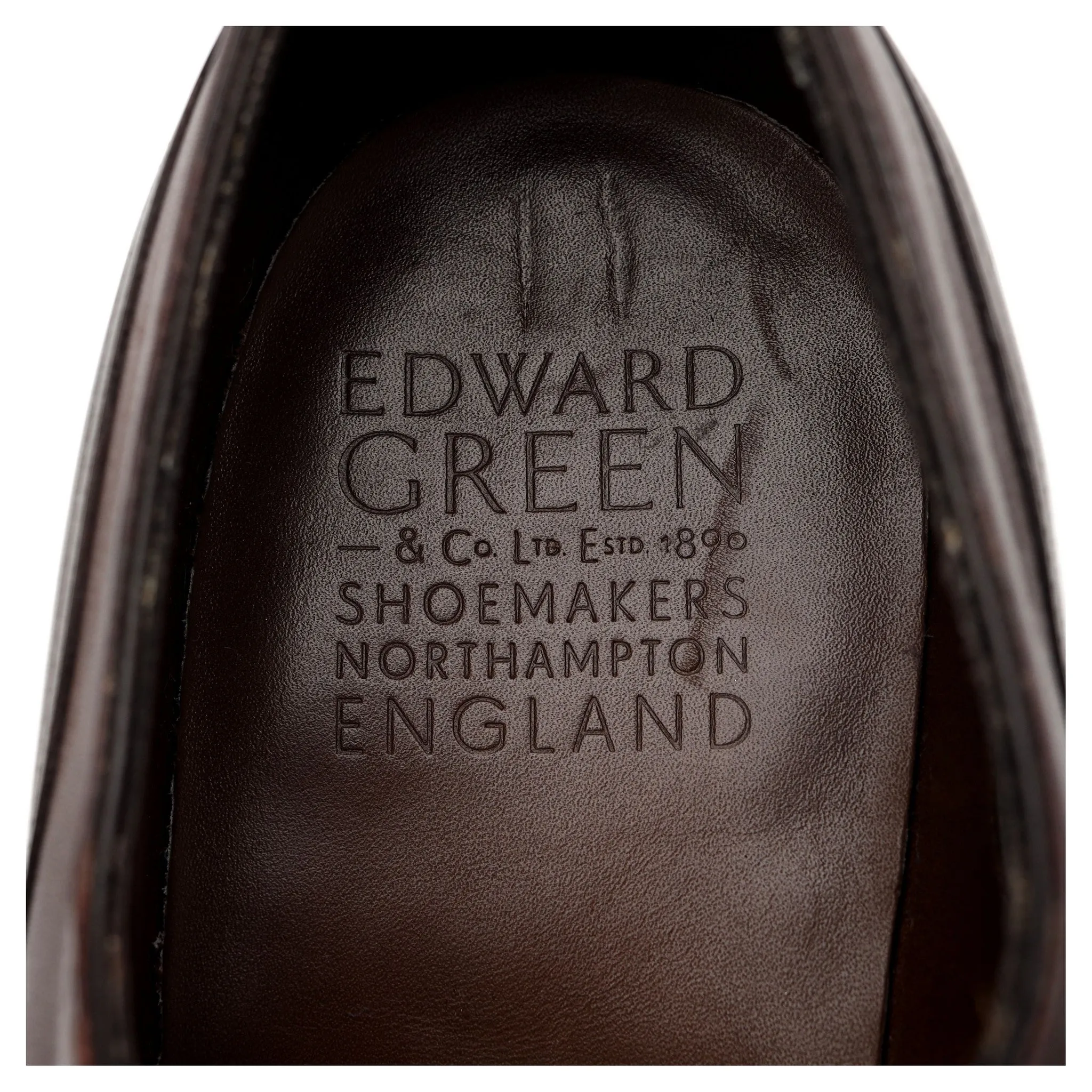 'Dover' Brown Leather Split Toe Derby UK 10 E