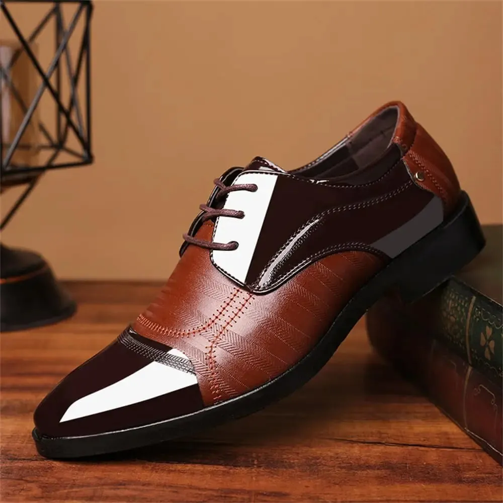 Dress Shoes – Business Oxfords Patent Leather Dress Shoes, Classic Loafers, Formal Derby Shoes for Men