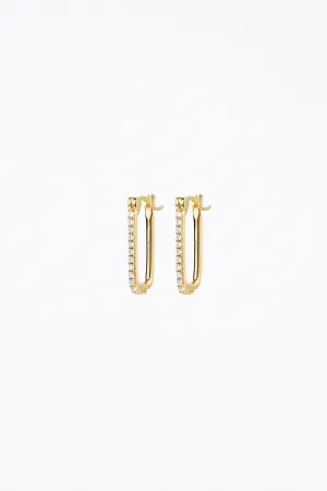 DYLAN GEMSTONE LINK EARRINGS