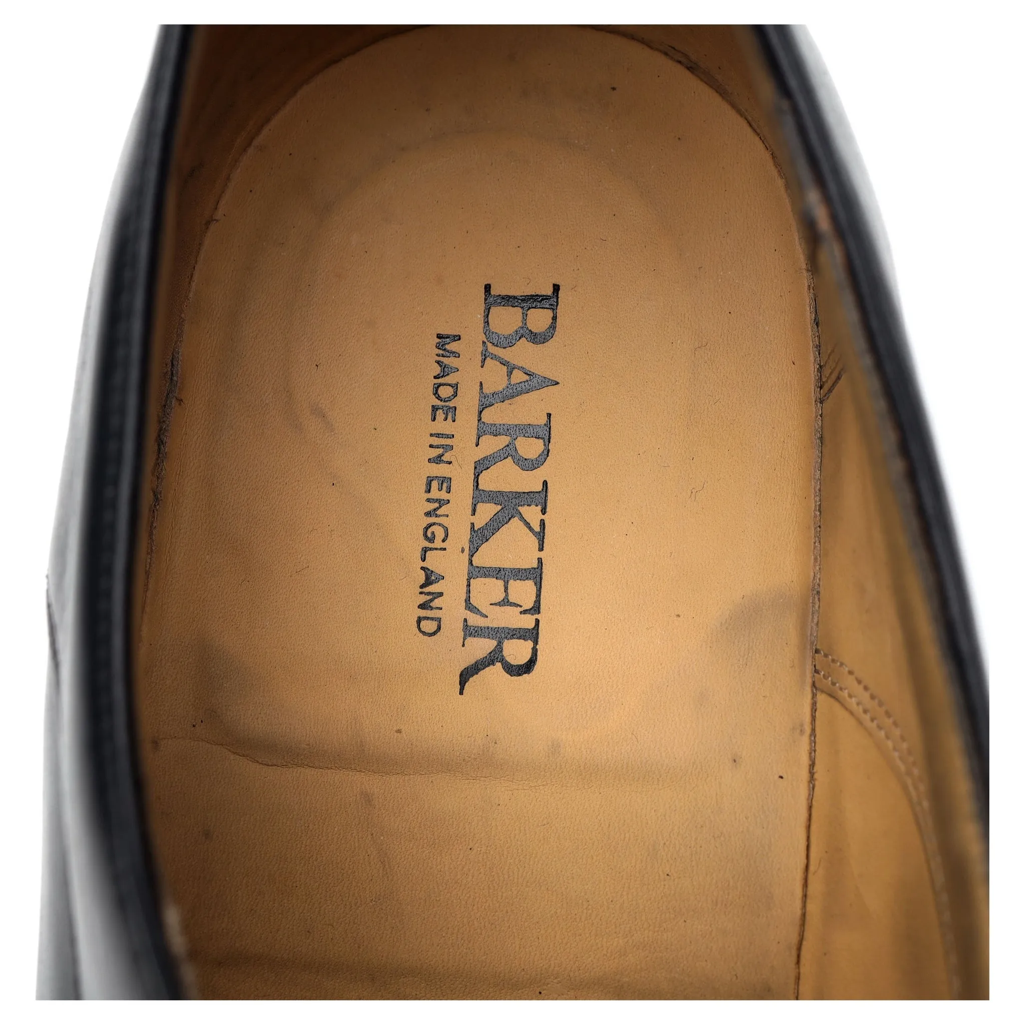 'Ellon' Black Leather Derby UK 10.5 FX