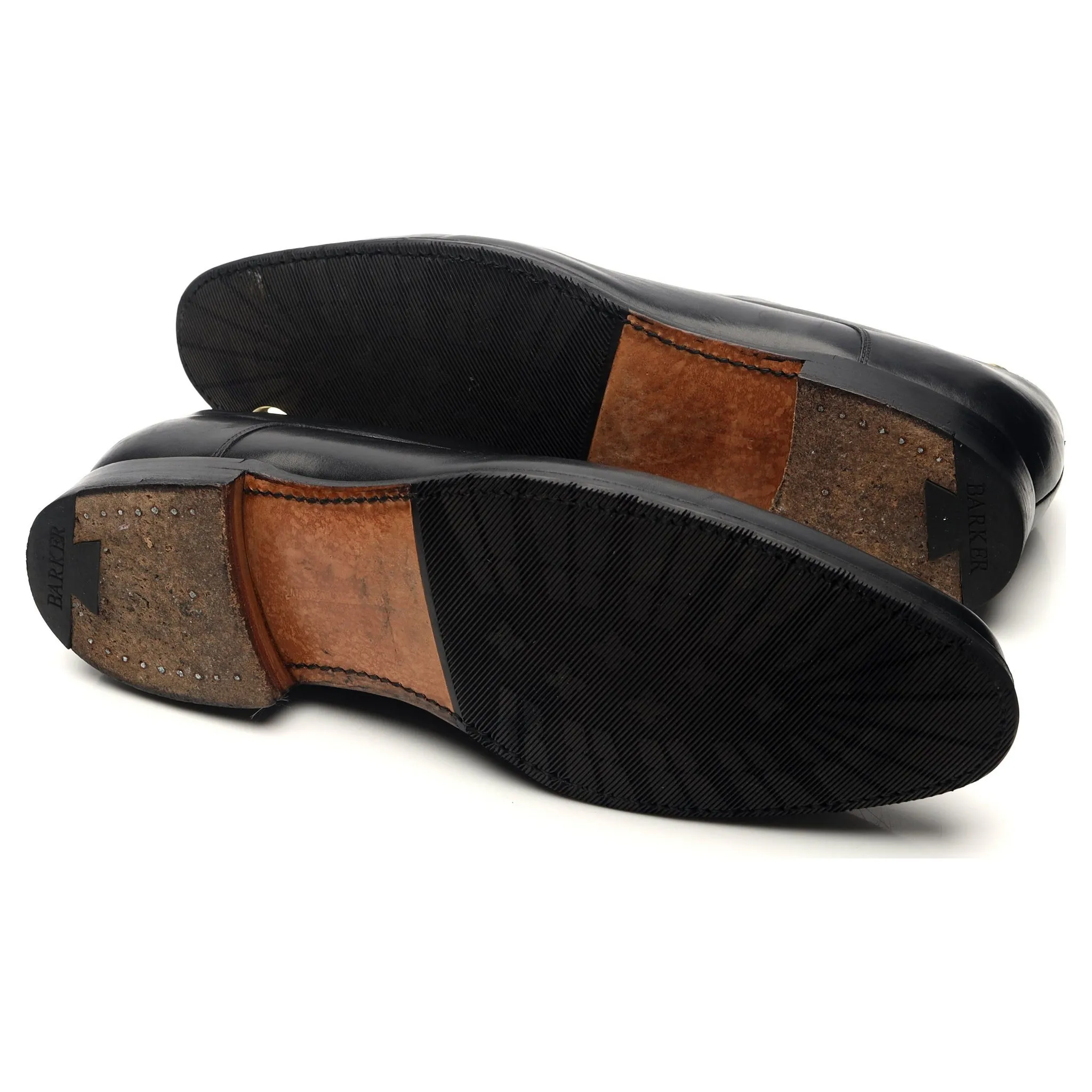 'Ellon' Black Leather Derby UK 10.5 FX