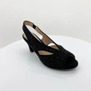 Emily Shimmer Heel - Black Micro - C3