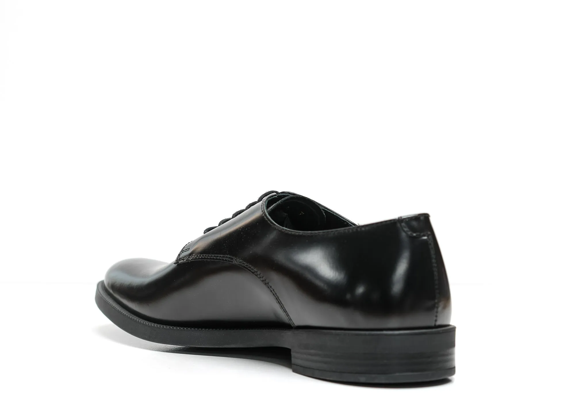 Emporio Armani Men's Black Derby Lace Up Shoes X4C510 - 30% off