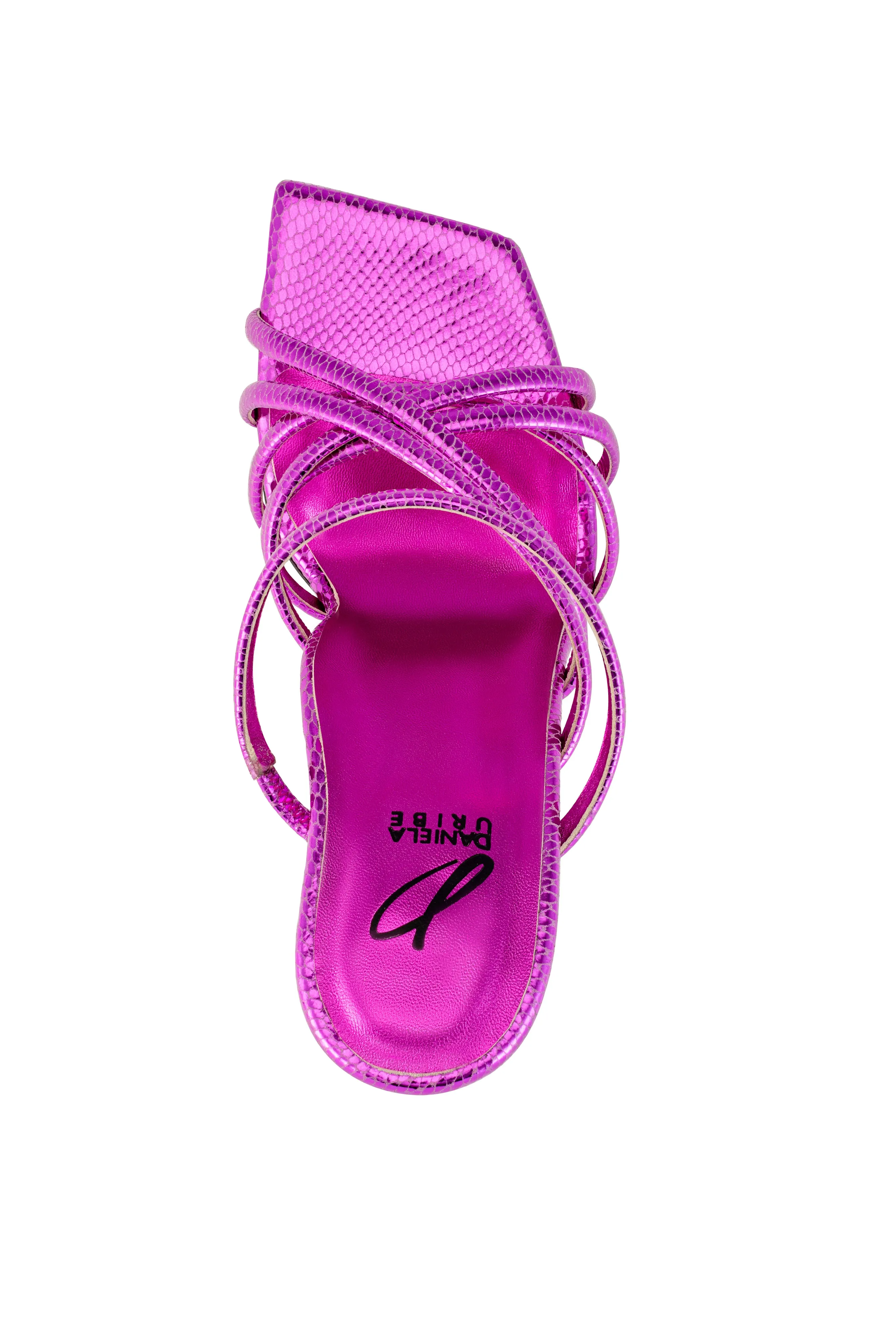Entwine Sandal (Metallic Pink)