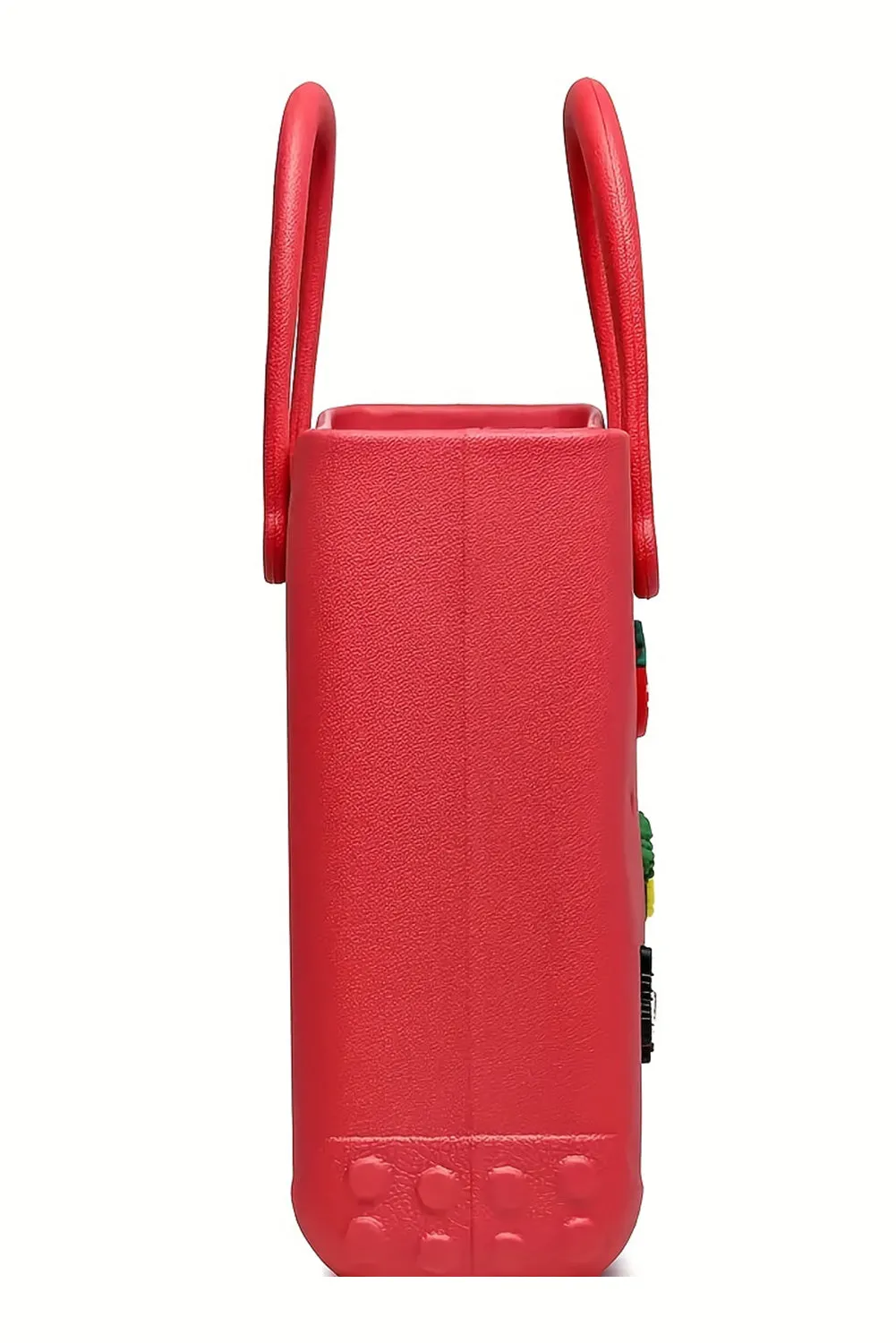Fiery Red EVA Self-assembly Detachable Straps Hollow Tote Bag