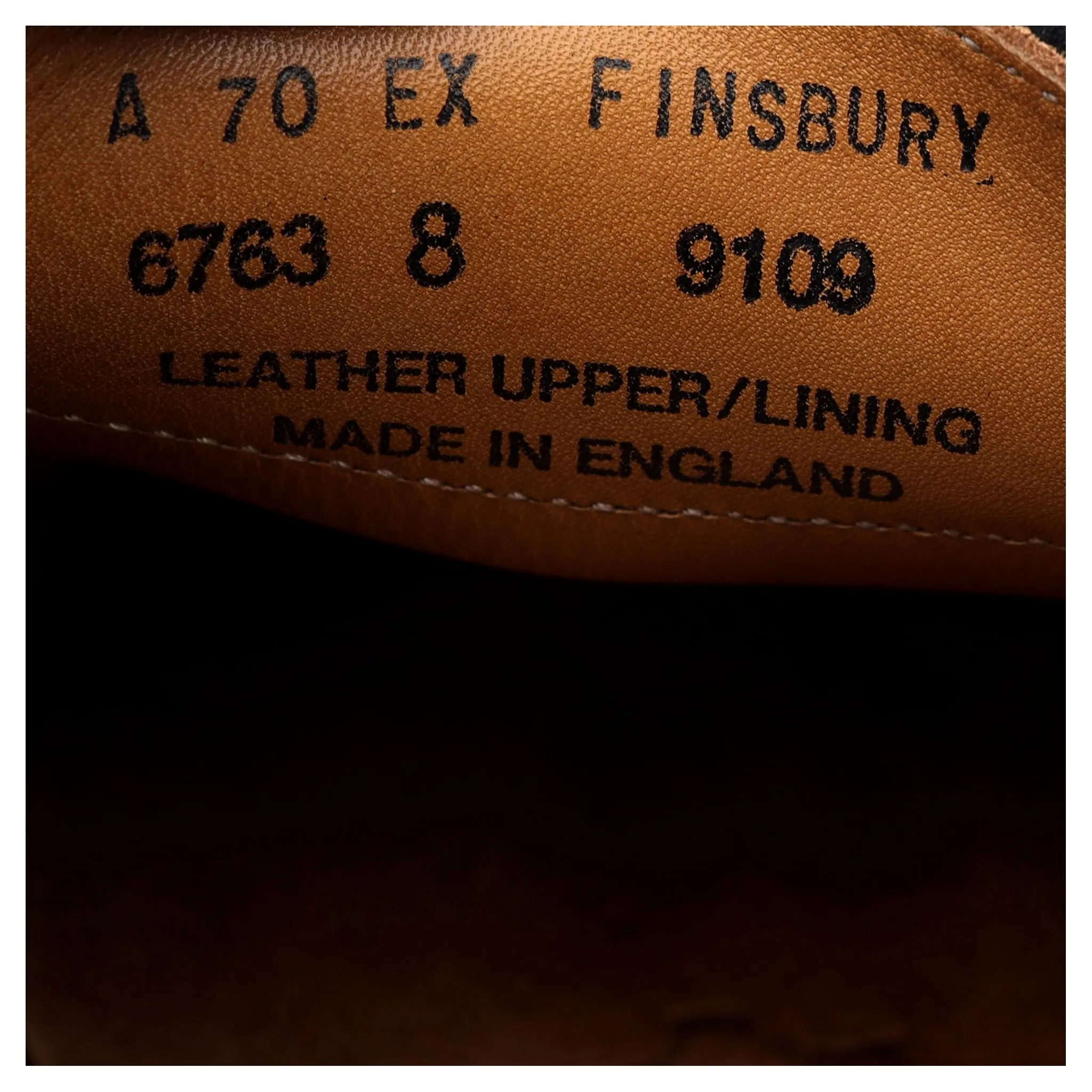'Finsbury' Black Suede Loafers UK 8 EX