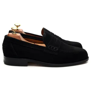'Finsbury' Black Suede Loafers UK 8 EX