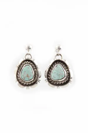 Freeform Dry Creek Turquoise Earrings
