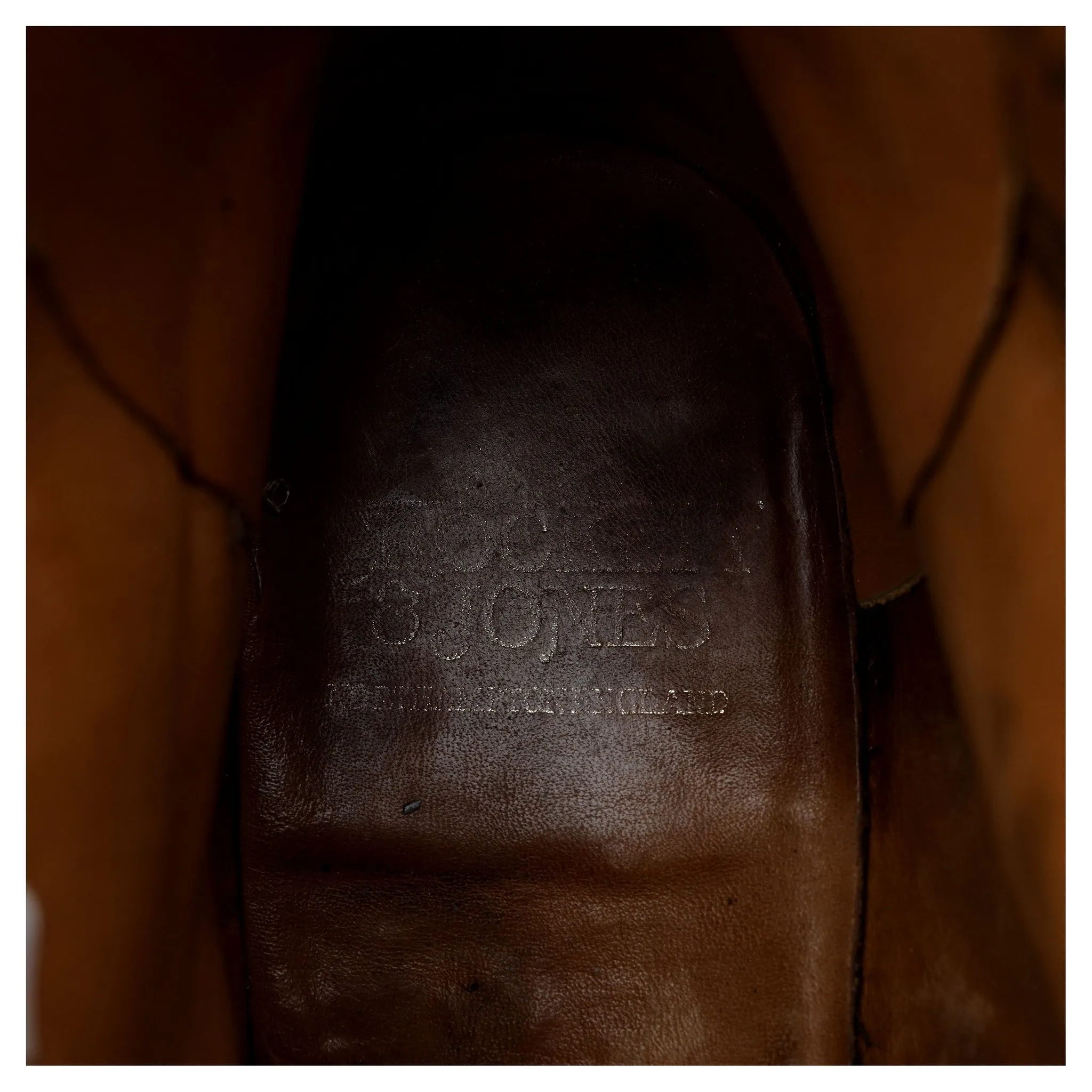 'Galway 2' Brown Grain Leather Apron Boot UK 6.5 E