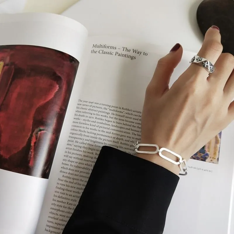 Geometric Chains Bracelet