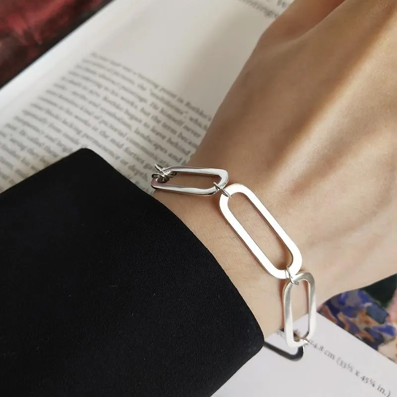 Geometric Chains Bracelet